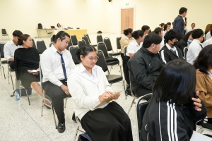 สาขาวิชาภาษาอังกฤษ หลักสูตรศิลปศาสตรบัณฑิต จัดอบรมบุคลิกภาพสู่การประกอบอาชีพให้นักศึกษา