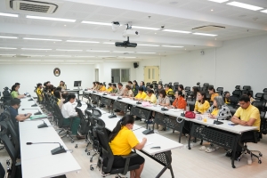 มรภ.เทพสตรี จัดประชุมชี้แจงการแบ่งส่วนราชการภายในมหาวิทยาลัยฯ