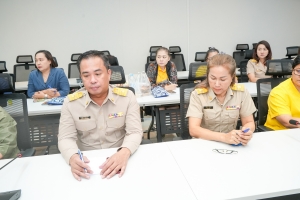 มรภ.เทพสตรี จัดประชุมชี้แจงการแบ่งส่วนราชการภายในมหาวิทยาลัยฯ