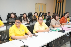 มรภ.เทพสตรี จัดประชุมชี้แจงการแบ่งส่วนราชการภายในมหาวิทยาลัยฯ