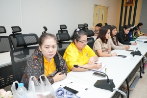 มรภ.เทพสตรี จัดประชุมชี้แจงการแบ่งส่วนราชการภายในมหาวิทยาลัยฯ