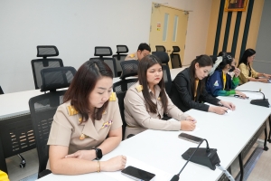 มรภ.เทพสตรี จัดประชุมชี้แจงการแบ่งส่วนราชการภายในมหาวิทยาลัยฯ