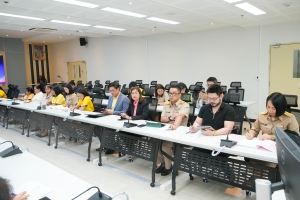 มรภ.เทพสตรี จัดประชุมชี้แจงการแบ่งส่วนราชการภายในมหาวิทยาลัยฯ