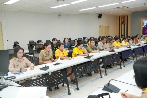 มรภ.เทพสตรี จัดประชุมชี้แจงการแบ่งส่วนราชการภายในมหาวิทยาลัยฯ