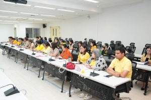 มรภ.เทพสตรี จัดประชุมชี้แจงการแบ่งส่วนราชการภายในมหาวิทยาลัยฯ