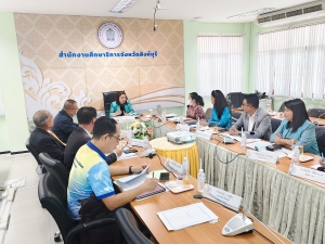 อธิการบดี มรภ.เทพสตรี ร่วมการประชุม คกก.ศึกษาธิการ จ.สิงห์บุรี ครั้งที่ 3/68