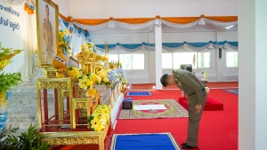 มรภ.เทพสตรี ร่วมพิธีเจริญพระพุทธมนต์ถวายพระพรชัยมงคลแด่ พระบาทสมเด็จพระเจ้าอยู่หัว และพระบรมวงศานุวงศ์ ประจำปี พ.ศ. 2568 ครั้งที่ 3
