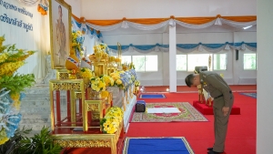 มรภ.เทพสตรี ร่วมพิธีเจริญพระพุทธมนต์ถวายพระพรชัยมงคลแด่ พระบาทสมเด็จพระเจ้าอยู่หัว และพระบรมวงศานุวงศ์ ประจำปี พ.ศ. 2568 ครั้งที่ 3