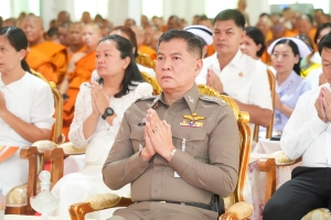 มรภ.เทพสตรี ร่วมพิธีเจริญพระพุทธมนต์ถวายพระพรชัยมงคลแด่ พระบาทสมเด็จพระเจ้าอยู่หัว และพระบรมวงศานุวงศ์ ประจำปี พ.ศ. 2568 ครั้งที่ 3
