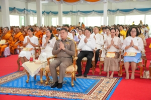มรภ.เทพสตรี ร่วมพิธีเจริญพระพุทธมนต์ถวายพระพรชัยมงคลแด่ พระบาทสมเด็จพระเจ้าอยู่หัว และพระบรมวงศานุวงศ์ ประจำปี พ.ศ. 2568 ครั้งที่ 3