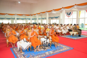 มรภ.เทพสตรี ร่วมพิธีเจริญพระพุทธมนต์ถวายพระพรชัยมงคลแด่ พระบาทสมเด็จพระเจ้าอยู่หัว และพระบรมวงศานุวงศ์ ประจำปี พ.ศ. 2568 ครั้งที่ 3