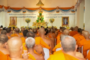 มรภ.เทพสตรี ร่วมพิธีเจริญพระพุทธมนต์ถวายพระพรชัยมงคลแด่ พระบาทสมเด็จพระเจ้าอยู่หัว และพระบรมวงศานุวงศ์ ประจำปี พ.ศ. 2568 ครั้งที่ 3