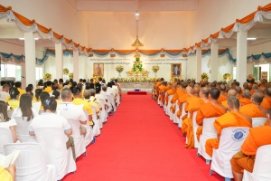 มรภ.เทพสตรี ร่วมพิธีเจริญพระพุทธมนต์ถวายพระพรชัยมงคลแด่ พระบาทสมเด็จพระเจ้าอยู่หัว และพระบรมวงศานุวงศ์ ประจำปี พ.ศ. 2568 ครั้งที่ 3