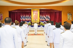 มรภ.เทพสตรี ร่วมพิธีวันที่ระลึกพระบาทสมเด็จพระนั่งเกล้าเจ้าอยู่หัว พระมหาเจษฎาราชเจ้า