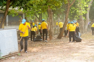 มรภ.เทพสตรี ร่วมกิจกรรมจิตอาสาพัฒนาเนื่องในวันจักรี