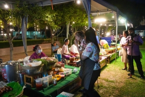 มรภ.เทพสตรี ร่วมกิจกรรมเทิดทูนสถาบัน สร้างสรรค์วิถีไทย ร่วมใจเข้าวังฟังธรรม ครั้งที่ 1 เนื่องในโอกาสวันคล้ายวันพระราชสมภพสมเด็จพระกนิษฐาธิราชเจ้า กรมสมเด็จพระเทพรัตนราชสุดาฯ สยามบรมราชกุมารี และวันอนุรักษ์มรดกไทย
