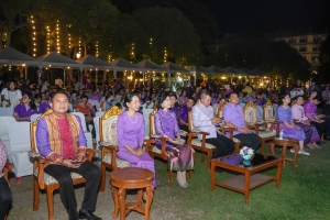 มรภ.เทพสตรี ร่วมกิจกรรมเทิดทูนสถาบัน สร้างสรรค์วิถีไทย ร่วมใจเข้าวังฟังธรรม ครั้งที่ 1 เนื่องในโอกาสวันคล้ายวันพระราชสมภพสมเด็จพระกนิษฐาธิราชเจ้า กรมสมเด็จพระเทพรัตนราชสุดาฯ สยามบรมราชกุมารี และวันอนุรักษ์มรดกไทย