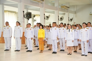 มรภ.เทพสตรี ร่วมพิธีวันพระบาทสมเด็จพระพุทธยอดฟ้าจุฬาโลกมหาราช และวันที่ระลึกมหาจักรีบรมราชวงศ์