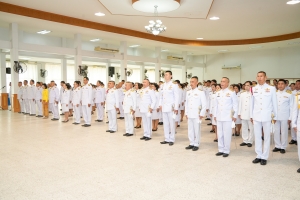 มรภ.เทพสตรี ร่วมพิธีวันพระบาทสมเด็จพระพุทธยอดฟ้าจุฬาโลกมหาราช และวันที่ระลึกมหาจักรีบรมราชวงศ์