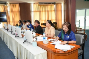การประชุม คกก.ติดตามเร่งรัดผลการดำเนินงานตามตัวชี้วัดของแผนปฏิบัติราชการ ประจำปีงบประมาณ พ.ศ. 2568 ครั้งที่ 3/68