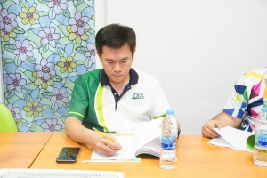 การประชุม คกก.ดำเนินงานการจัดทำแบบประเมินผลความพึงพอใจของผู้รับบริการของพนักงานในสถาบันอุดมศึกษา สายสนับสนุน ครั้งที่ 1/68