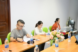 การประชุม คกก.ดำเนินงานการจัดทำแบบประเมินผลความพึงพอใจของผู้รับบริการของพนักงานในสถาบันอุดมศึกษา สายสนับสนุน ครั้งที่ 1/68