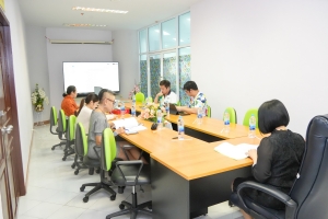 การประชุม คกก.ดำเนินงานการจัดทำแบบประเมินผลความพึงพอใจของผู้รับบริการของพนักงานในสถาบันอุดมศึกษา สายสนับสนุน ครั้งที่ 1/68