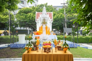 มรภ.เทพสตรี จัดงานทำบุญกลางบ้าน สืบสานประเพณีสงกรานต์ ประจำปี พ.ศ. 2568