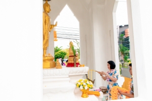 มรภ.เทพสตรี จัดงานทำบุญกลางบ้าน สืบสานประเพณีสงกรานต์ ประจำปี พ.ศ. 2568