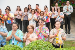 มรภ.เทพสตรี จัดงานทำบุญกลางบ้าน สืบสานประเพณีสงกรานต์ ประจำปี พ.ศ. 2568