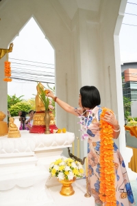 มรภ.เทพสตรี จัดงานทำบุญกลางบ้าน สืบสานประเพณีสงกรานต์ ประจำปี พ.ศ. 2568