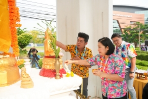 มรภ.เทพสตรี จัดงานทำบุญกลางบ้าน สืบสานประเพณีสงกรานต์ ประจำปี พ.ศ. 2568