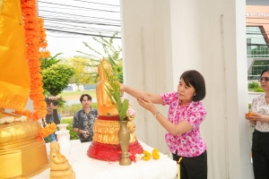 มรภ.เทพสตรี จัดงานทำบุญกลางบ้าน สืบสานประเพณีสงกรานต์ ประจำปี พ.ศ. 2568