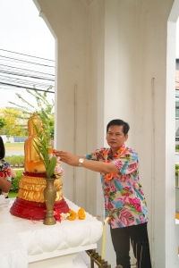 มรภ.เทพสตรี จัดงานทำบุญกลางบ้าน สืบสานประเพณีสงกรานต์ ประจำปี พ.ศ. 2568