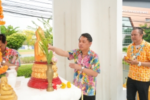มรภ.เทพสตรี จัดงานทำบุญกลางบ้าน สืบสานประเพณีสงกรานต์ ประจำปี พ.ศ. 2568