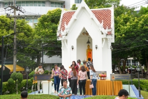 มรภ.เทพสตรี จัดงานทำบุญกลางบ้าน สืบสานประเพณีสงกรานต์ ประจำปี พ.ศ. 2568