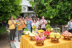 มรภ.เทพสตรี จัดงานทำบุญกลางบ้าน สืบสานประเพณีสงกรานต์ ประจำปี พ.ศ. 2568