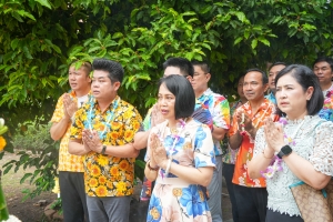 มรภ.เทพสตรี จัดงานทำบุญกลางบ้าน สืบสานประเพณีสงกรานต์ ประจำปี พ.ศ. 2568
