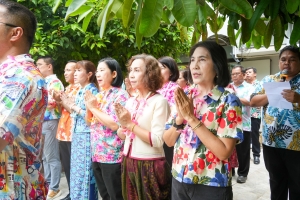 มรภ.เทพสตรี จัดงานทำบุญกลางบ้าน สืบสานประเพณีสงกรานต์ ประจำปี พ.ศ. 2568