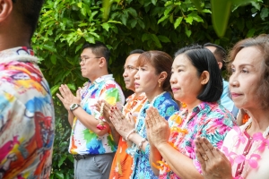 มรภ.เทพสตรี จัดงานทำบุญกลางบ้าน สืบสานประเพณีสงกรานต์ ประจำปี พ.ศ. 2568