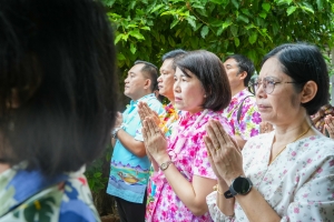 มรภ.เทพสตรี จัดงานทำบุญกลางบ้าน สืบสานประเพณีสงกรานต์ ประจำปี พ.ศ. 2568
