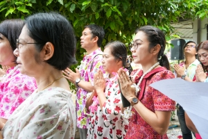 มรภ.เทพสตรี จัดงานทำบุญกลางบ้าน สืบสานประเพณีสงกรานต์ ประจำปี พ.ศ. 2568