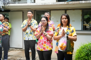 มรภ.เทพสตรี จัดงานทำบุญกลางบ้าน สืบสานประเพณีสงกรานต์ ประจำปี พ.ศ. 2568