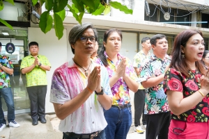มรภ.เทพสตรี จัดงานทำบุญกลางบ้าน สืบสานประเพณีสงกรานต์ ประจำปี พ.ศ. 2568