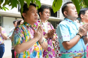 มรภ.เทพสตรี จัดงานทำบุญกลางบ้าน สืบสานประเพณีสงกรานต์ ประจำปี พ.ศ. 2568