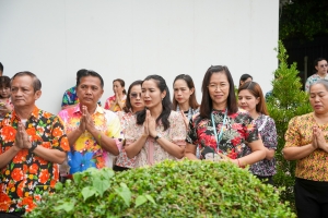 มรภ.เทพสตรี จัดงานทำบุญกลางบ้าน สืบสานประเพณีสงกรานต์ ประจำปี พ.ศ. 2568
