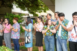มรภ.เทพสตรี จัดงานทำบุญกลางบ้าน สืบสานประเพณีสงกรานต์ ประจำปี พ.ศ. 2568