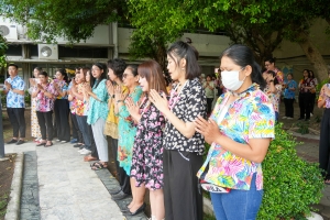 มรภ.เทพสตรี จัดงานทำบุญกลางบ้าน สืบสานประเพณีสงกรานต์ ประจำปี พ.ศ. 2568