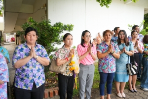 มรภ.เทพสตรี จัดงานทำบุญกลางบ้าน สืบสานประเพณีสงกรานต์ ประจำปี พ.ศ. 2568