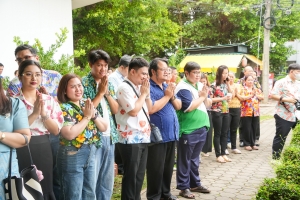 มรภ.เทพสตรี จัดงานทำบุญกลางบ้าน สืบสานประเพณีสงกรานต์ ประจำปี พ.ศ. 2568